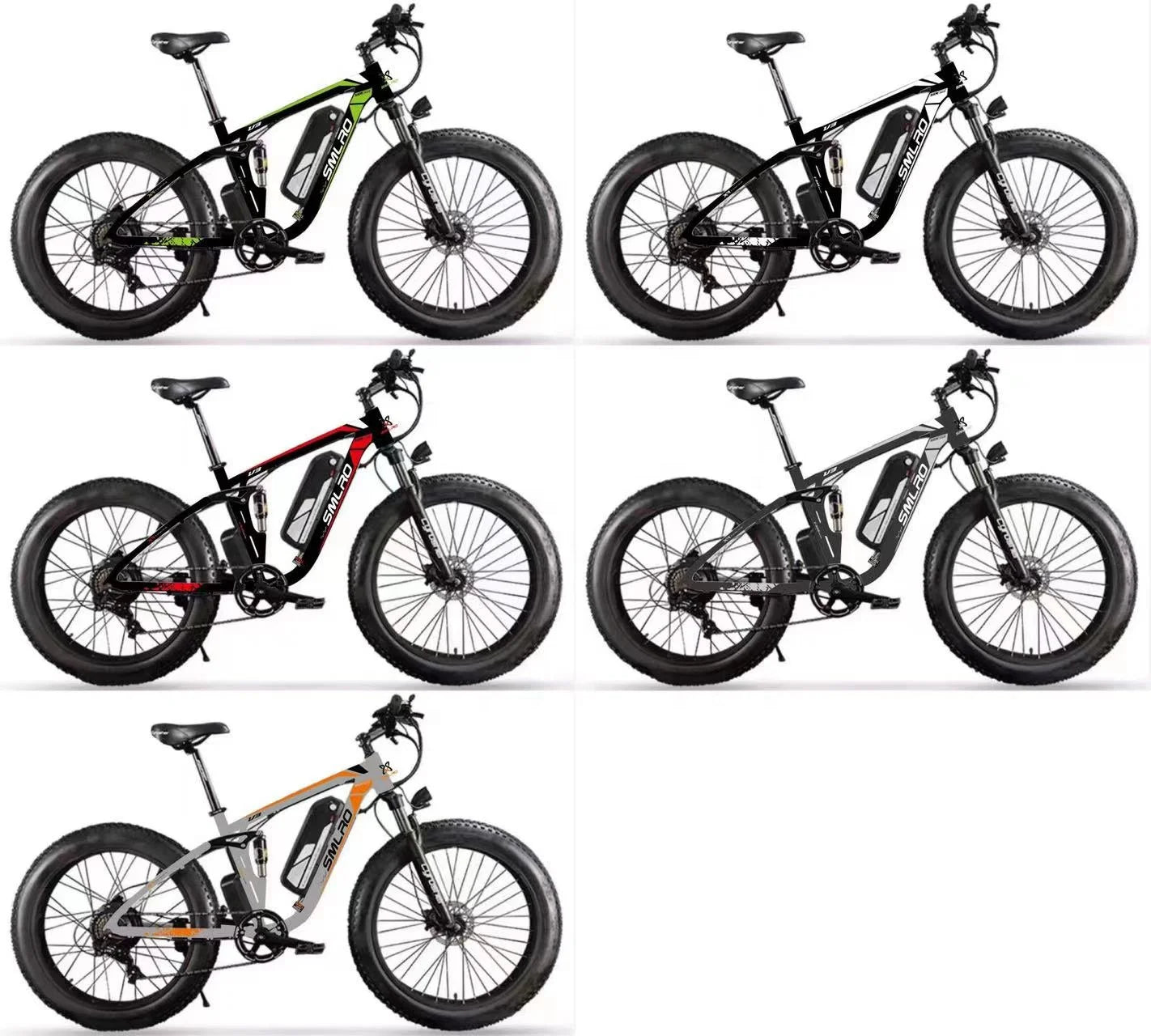 Electric Bicycle Smlro 26 Inch 48V 500W 1000W 13Ah Snow Bike 7 Speed Ebike 2022 New Drop Shipping E Road Electric Bike