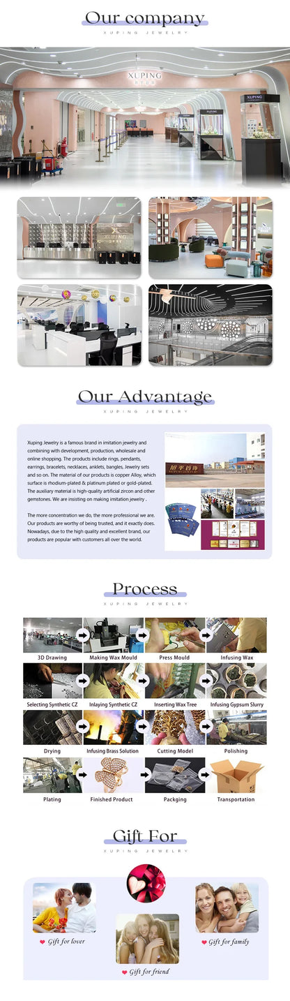 Xuping Jewelry Bracelet and Necklace Set Charm Jewellery Set Gold Color Plated for Women Wedding Gifts X000787949