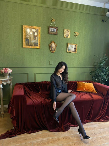 New shallow classic patent leather 12cm fashionable and versatile work high heels nude 10cm thin heel plus size 33-46