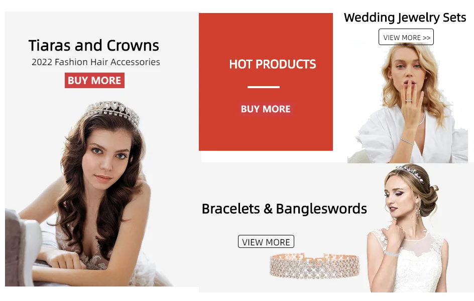 Cross-Border Jewelry, Women'S Fashion Water Drop Crystal Zircon Necklace Earrings Set, Bride Wedding Dress Accessories