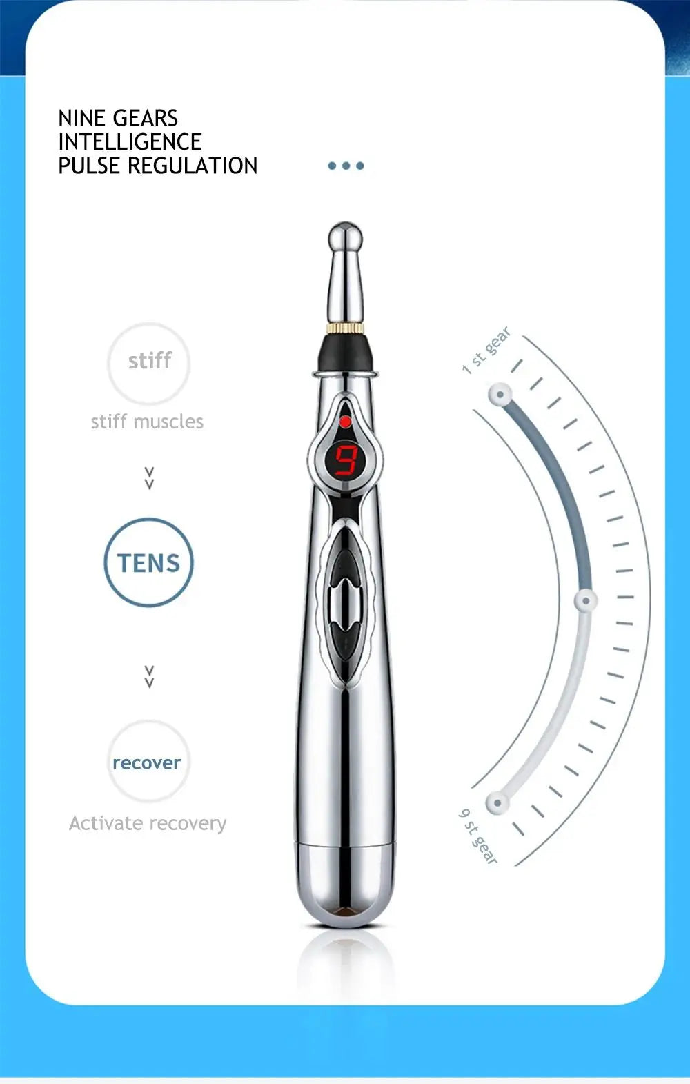 Electronic Acupuncture Pen Acupuncture Point Pen Acupuncture Point Pen Meridian Energy Meridian Pen Massage Pen Acupuncture Acup