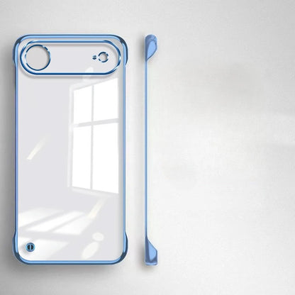 Ultra Thin Frameless Case for Iphone 17promax Air Slim Hard Shockproof Bumper Transparent Cover For iPhone17 17pro air