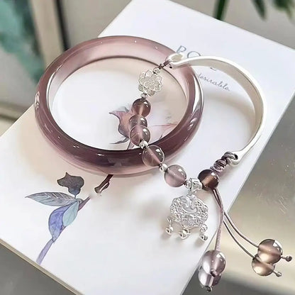 Chinese Ancient Hand Bracelet Butterfly Versatile Couple Bracelet Natural High-grade Exquisite Popular Fashion Jewelry Gifts