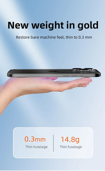 Hybrid Silicone Frame Aluminum Metal Phone Cases For iPhone 17 16 15 Pro Max 14 13 12 Better Heat Bumper