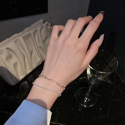 Chain Bracelet Delicate Trendy Fancy Hand Ornament Exquisite Chain Bracelet With Captivating Shine Dazzling Hand Ornament Unique