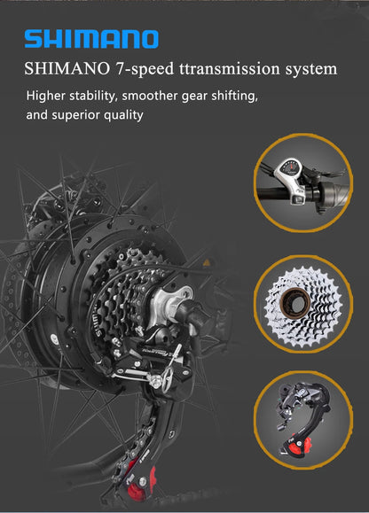 Electric bicycle 1000W 48V 20AH, 27.5“ E-Bike Long Range for Mountain & Road Riding ,electric bike adults,Mountain bikes