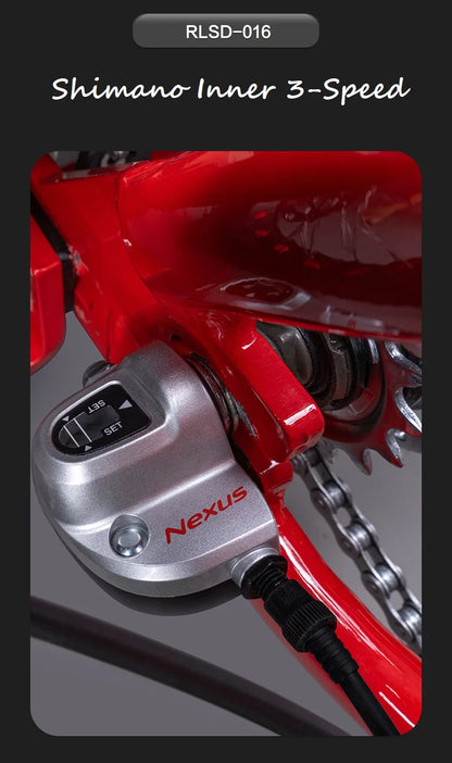 Folding Electric Trike 20'' Fat Tire For Adults 350W Ebike Motorized Electric Three Wheels Bicycle Basket Electric Tricycle