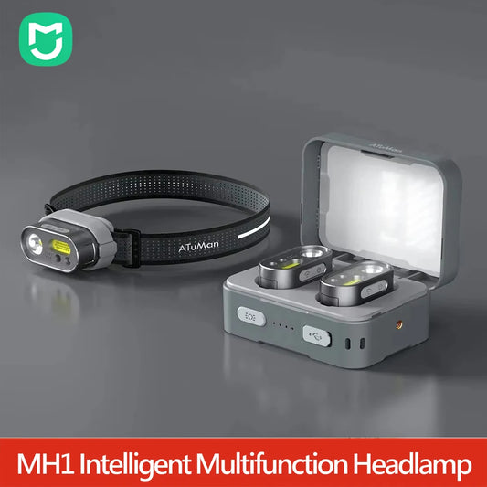 Mijia ATuMan DUKA MH1 Multifunctional Headlamp Kit USB Rechargeable Portable Powerful Led Cob Motion Sensor Headtorch Headlamp