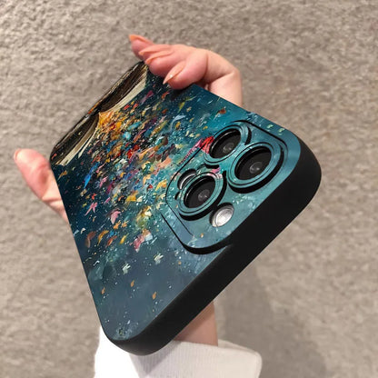 For iPhone 17 16 15 14 13 12 11 Pro Max Case Cute Butterfly Cat Bookshelf Design Cover For iPhone XS Max XR X 7 8 Plus 16E Funda