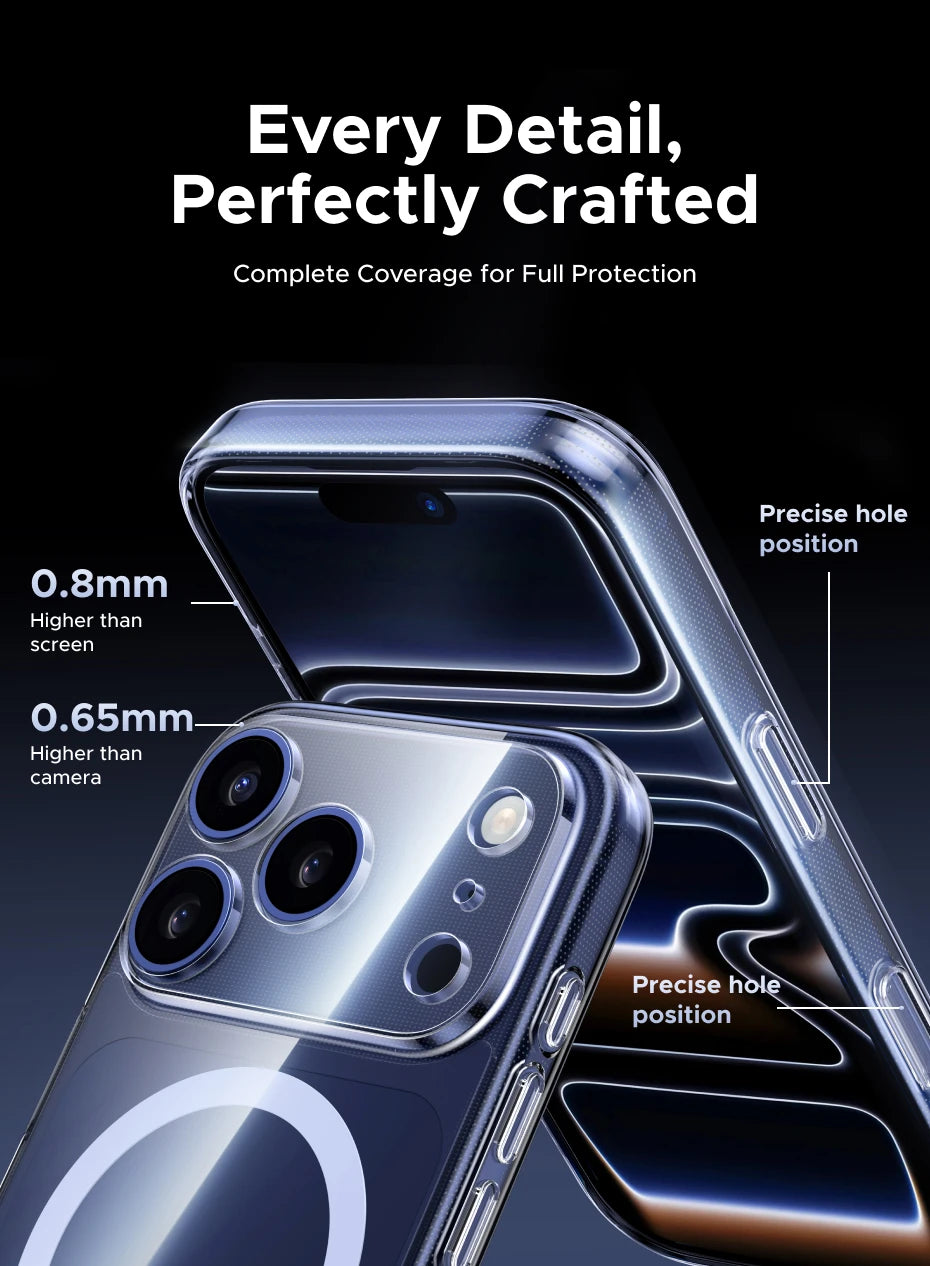 UGREEN Magnetic Case for iPhone 17 Pro Max Case Shockproof Cover for iPhone 17 Pro Max Plus 17pro Macsafe TPU Cases