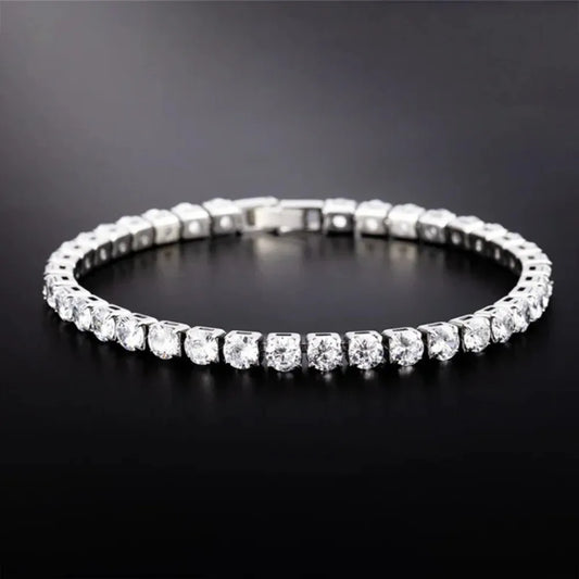2026 Tennis Bracelet Iced Out Chain Bracelets For Women Men Silver Color Men Bracelet Chain Homme Jewelry