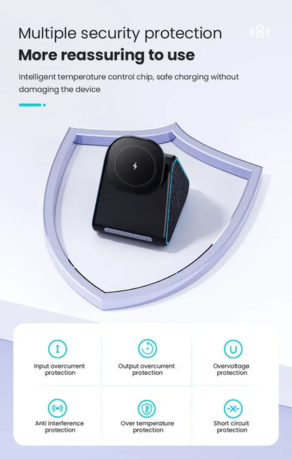 Wireless Charger Phone Holder Magnetic Wireless Charging Bluetooth Speaker Suitable For IPhone 16 15 Fast Charging
