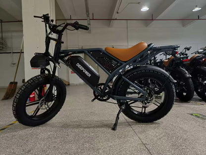 Electric BicycleS8 3500W Powerful motor 48V60AH lithium battery Mountain adult Electric Bike Disc Brakes 20 Inch Fat Tire E-bike