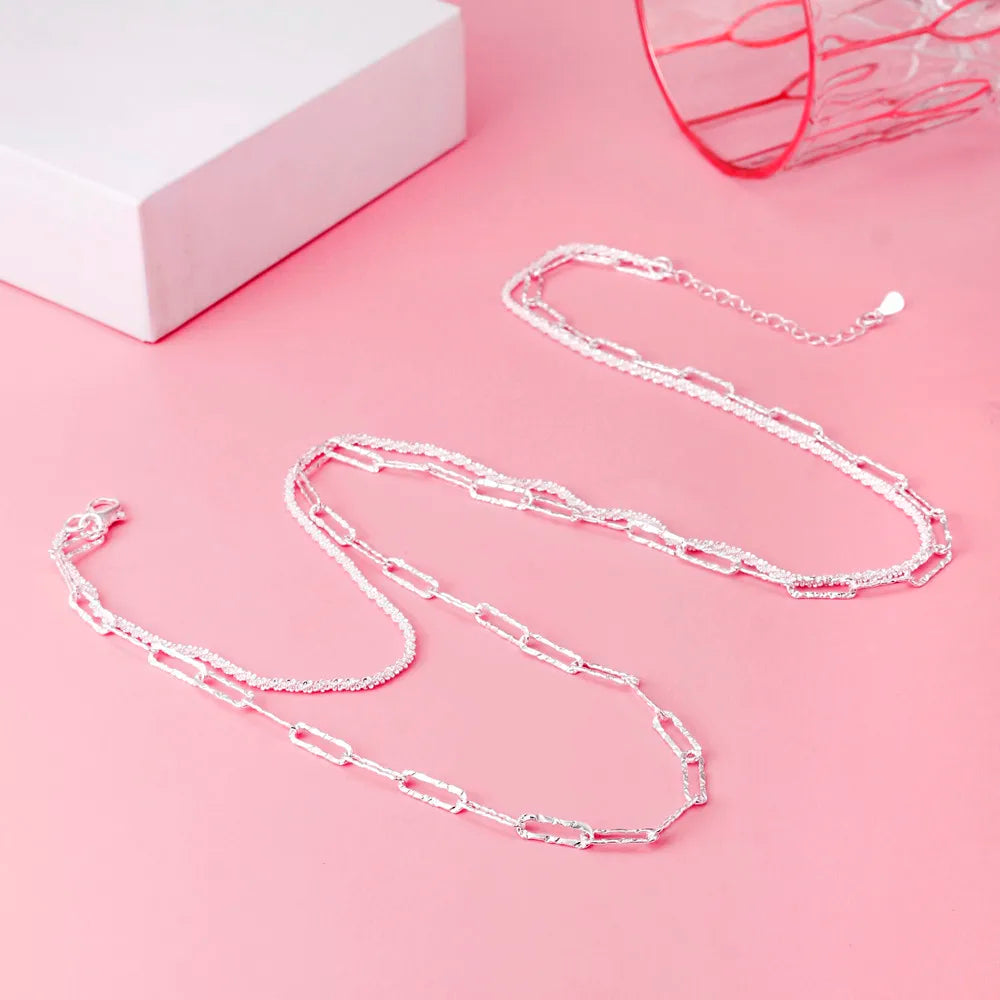 Charm 925 Sterling Silver Pretty bracelets necklaces for women noble fashion designer party wedding engagement Jewelry sets gift