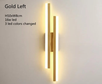 LED Bedroom Wall Lamp Wall Sconces Copper Line Pipe Acrylic Lampshade Indoor Lighting for Living Room Corridor Light Fixture