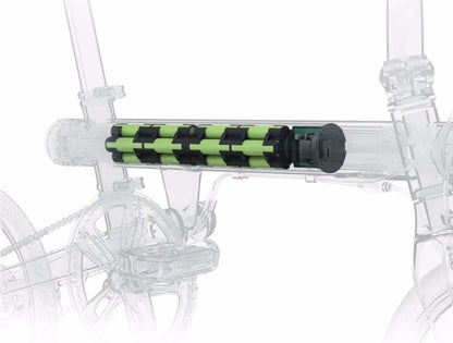 Qicycle 16inch Electric Fold bicycle Mini ebike EF1 electric assist bike Smart Ultra-light Aluminum Alloy Folding Electric Bike