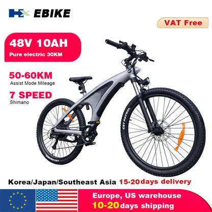 HX Q5 e bike Adults electric bike 48V 20AH 27.5 Inch  Electric bicycle City Electric bike E Bikes Mountain ebike