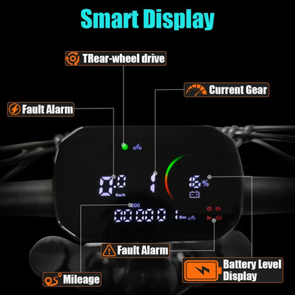 Electric BicycleS8 3500W Powerful motor 48V60AH lithium battery Mountain adult Electric Bike Disc Brakes 20 Inch Fat Tire E-bike