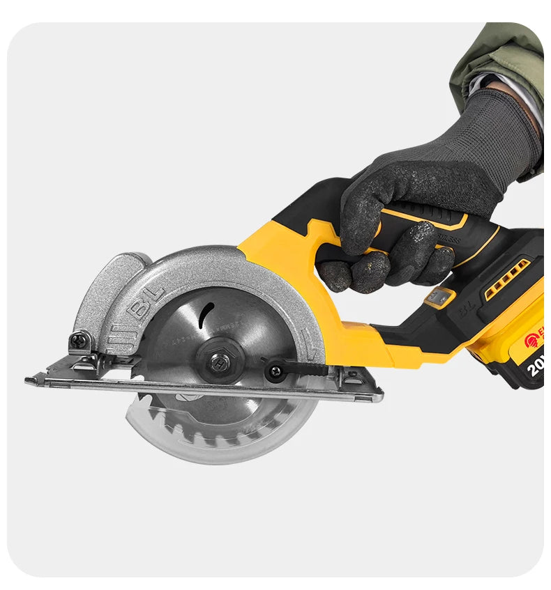 Electric Goddess 5in Brushless Electric Circular Saw ﻿For Dewalt 20V Battery ﻿Cordless 1000W Handheld Woodwork Saw Power Tool ﻿