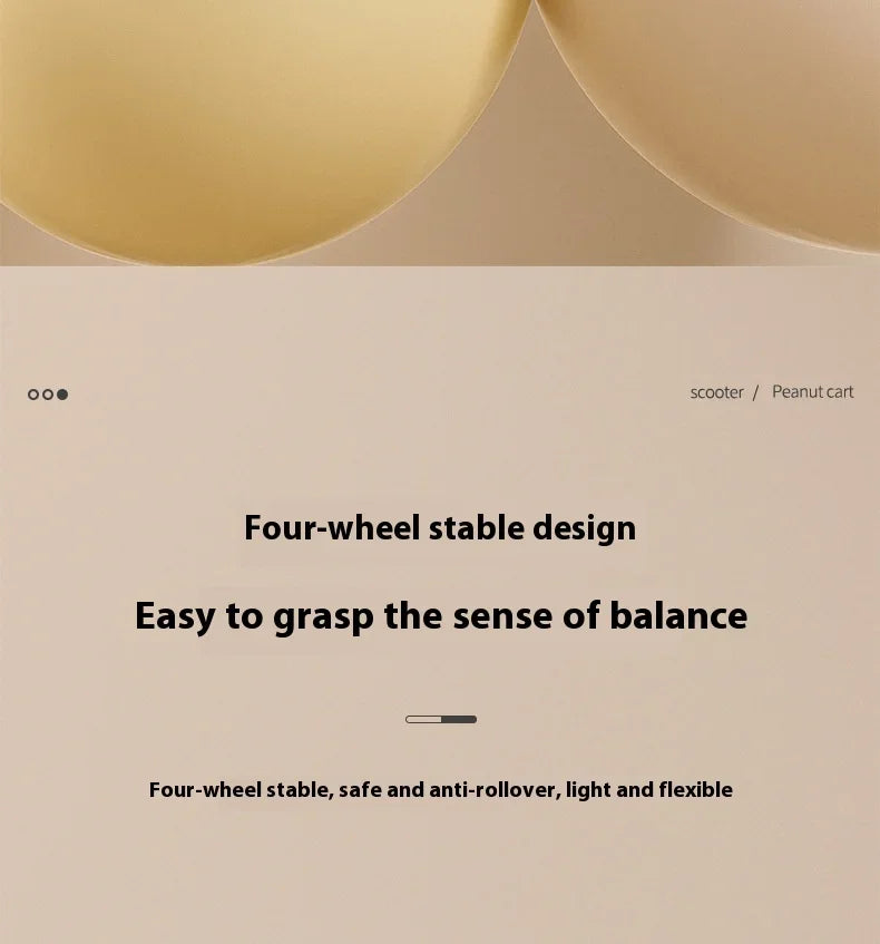 New Children's Riding Toy Peanut Bike Sliding Style 1-3 Year Old Baby Bike Non Pedal Yo Bike Children's Bike Sliding Bike Gift