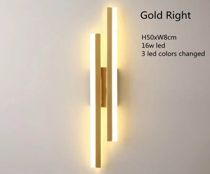 LED Bedroom Wall Lamp Wall Sconces Copper Line Pipe Acrylic Lampshade Indoor Lighting for Living Room Corridor Light Fixture