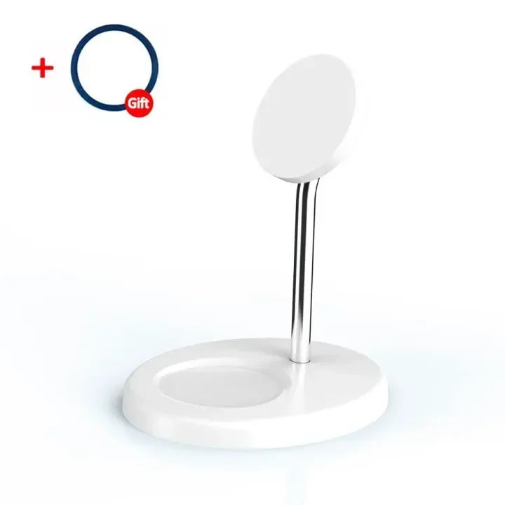 2-in-1 Wireless Fast Charger for iPhone 15/14/13/12 Pro Max & AirPods Pro – Upgraded Foldable Charging Dock