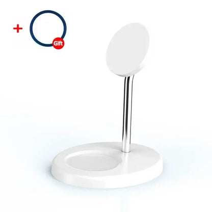 2-in-1 Wireless Fast Charger for iPhone 15/14/13/12 Pro Max & AirPods Pro – Upgraded Foldable Charging Dock