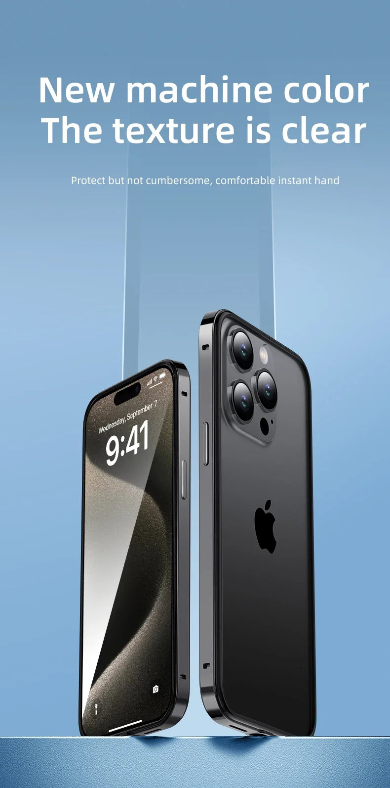 Hybrid Silicone Frame Aluminum Metal Phone Cases For iPhone 17 16 15 Pro Max 14 13 12 Better Heat Bumper