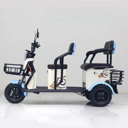 New Electric Tricycle Adult  Agricultural Double Row Electric Tricycle with 3 Wheel
