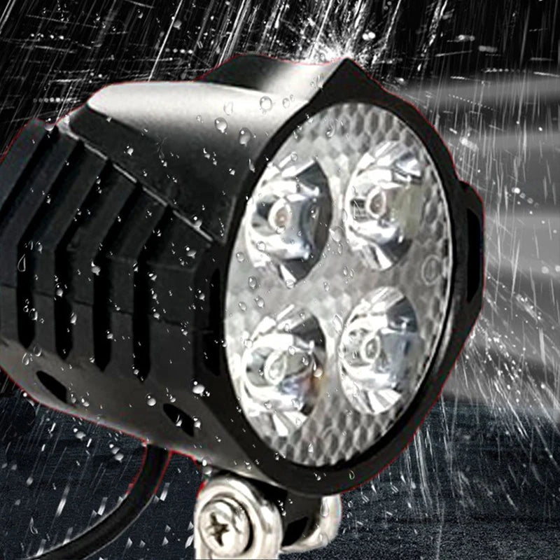 NEW E-Bike 12V 24V 36V 48V 60V 72V Electric Bicycle Light with Horn Waterproof IPX4 Headlight Horn Set Front Headlight Horn Set