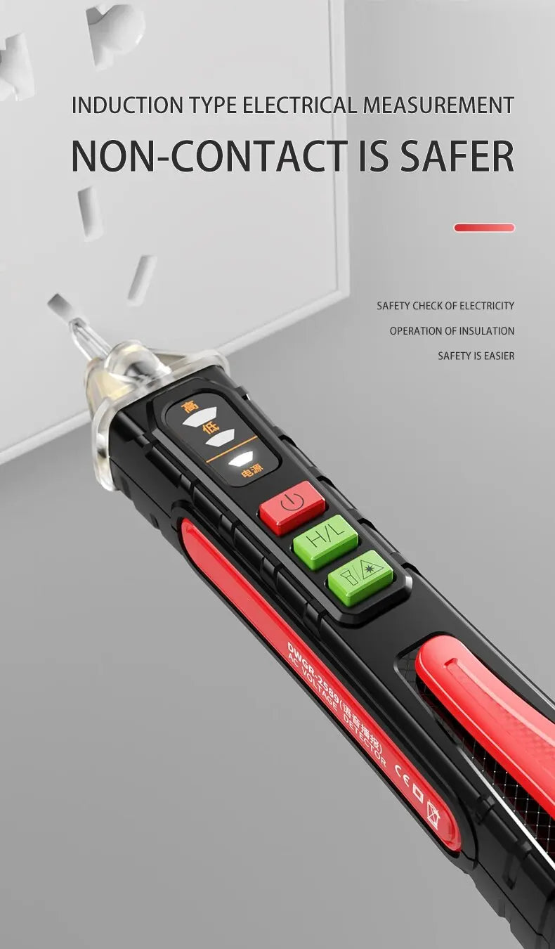 Electric Pen High-Precision Induced Electric Tester Pen Electroprobe Screwdriver Probe Light Voltage Tester Detector Test Pen