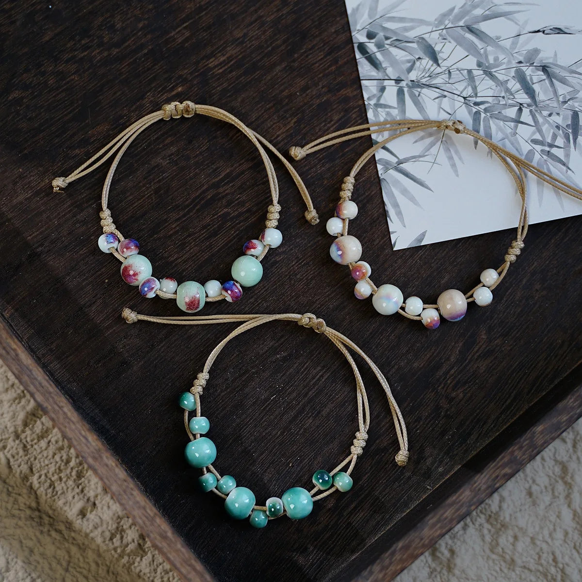 Ceramic Bracelet with Long Lasting Colors Stylish Beaded Wristband for Everyday Wear Party Travel Bracelets Pulseras Бижутерия