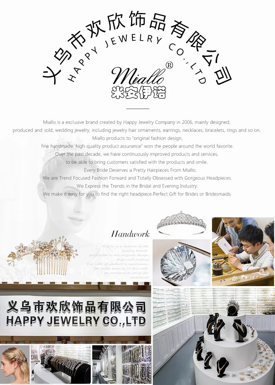 European-Style Bridal Jewelry Set Baroque Crystal Pendant Grand Necklace and Earrings Set Banquet Fashion Jewelry for Women