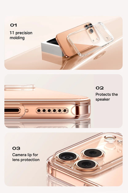 Baseus Clear TPU Case for iPhone 17 16 15 14 13 12 11 Pro Max Plus Air Soft Transparent Phone Cover Soft Thin Protective Case