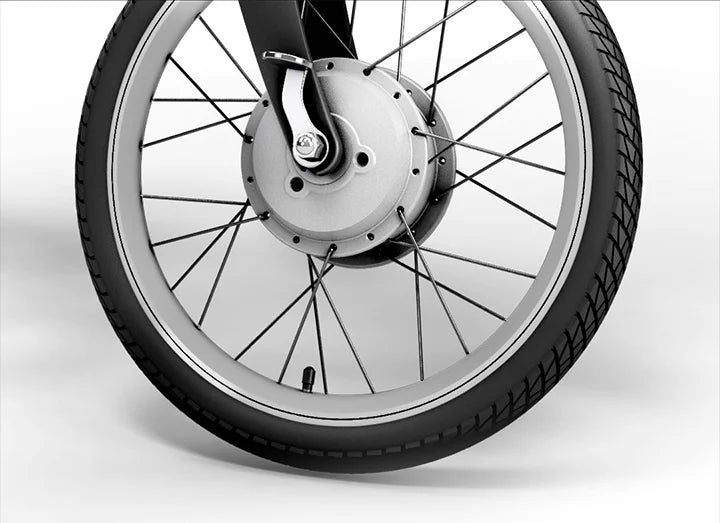 Qicycle 16inch Electric Fold bicycle Mini ebike EF1 electric assist bike Smart Ultra-light Aluminum Alloy Folding Electric Bike