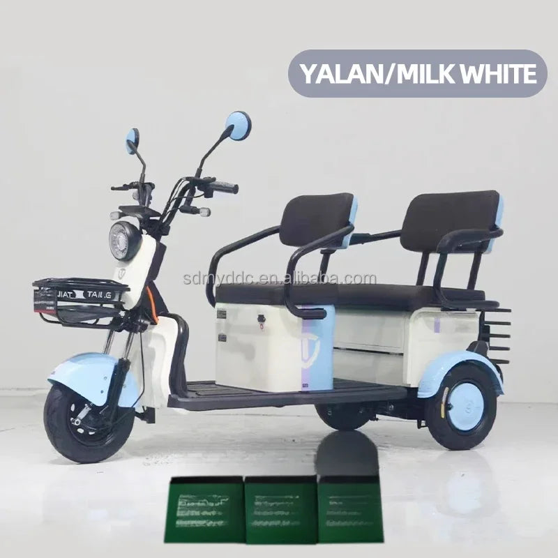 New Electric Tricycle Adult  Agricultural Double Row Electric Tricycle with 3 Wheel