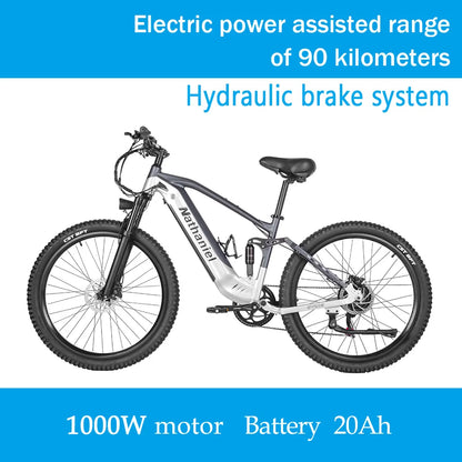 Electric bicycle 1000W 48V 20AH, 27.5“ E-Bike Long Range for Mountain & Road Riding ,electric bike adults,Mountain bikes