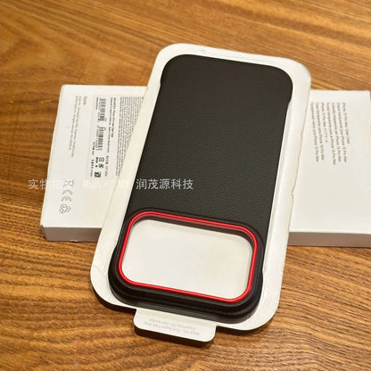 For iPhone 17 Pro Max 17Pro iPhone17 Case Luxury Leather Borderless Ultra-thin Back Cover For iPhone 17 Air Shell Bumper Funda