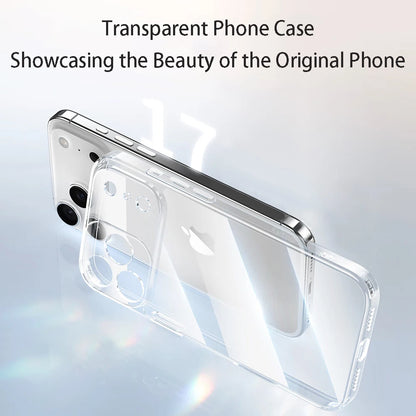 Luxury Transparent Phone Case For iPhone 17 Pro Max Air Soft TPU Silicone Back Cover Clear Case
