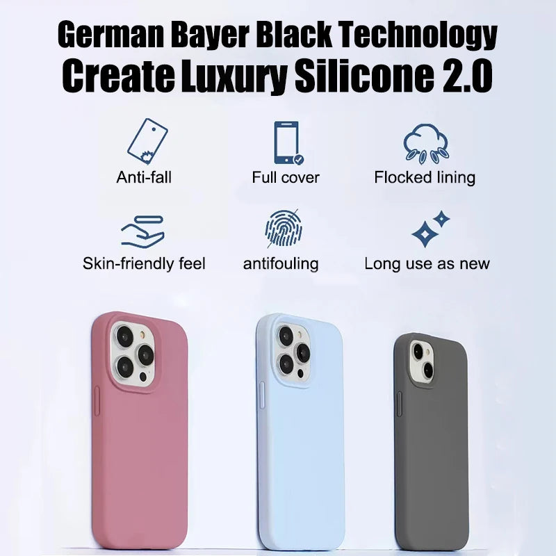 For iPhone 17 Pro Max Case Upgrade Phone Case For iPhone 11 12 13 14 15 16 Pro Max Plus Air Cases Shockproof Cover Accessories