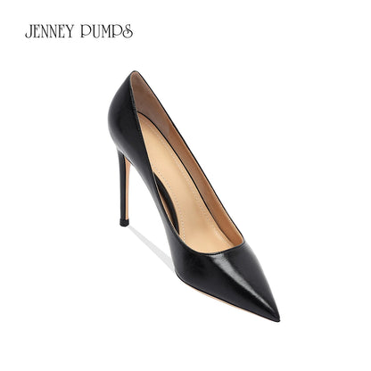 brown light Heels for women luxury Spring High Heels Shoes Stiletto Pointed Toe Pumps Leather Ladies Prom Party Shoes Women