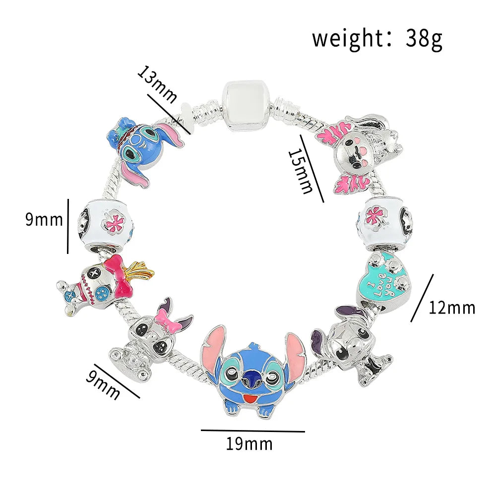Anime Cartoon Bracelet Creative Diy Alloy Bracelet Jewelry Cute Beads For Men And Women Exquisite Gifts Anime Peripherals
