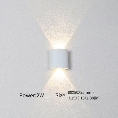 LED Wall Lamp Outdoor Waterproof IP66 Interior Wall Light 2W 4W 6W 8W 10W minimalist creative bedroom bedside lamp