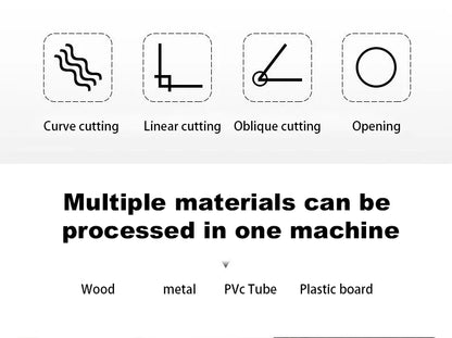 Electric Curve Saw Woodworking Saw Electric Saw Household wooden Board Cutting Machine Reciprocating Saw Small Handheld woodwork