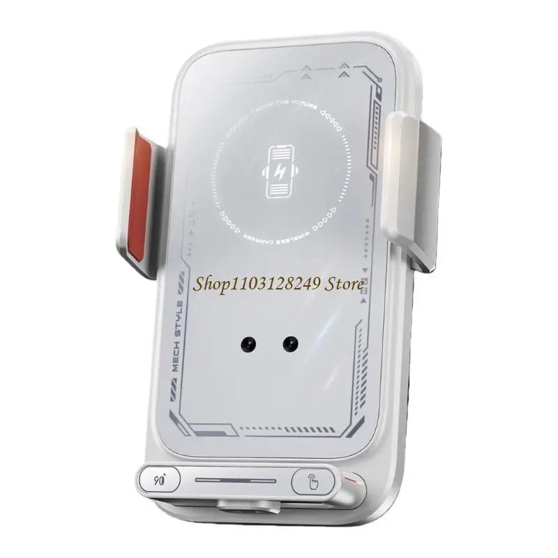 Wireless Charging,Wireless Car Chargers Charging Pad 15W NonSlip Fast Charge for Car Wireless Phone Chargers Mount