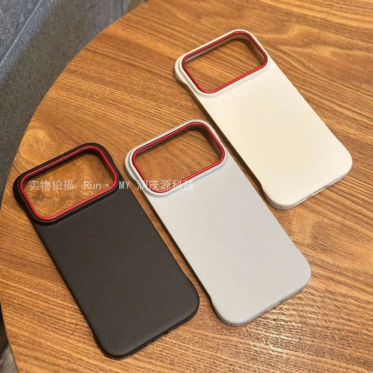 For iPhone 17 Pro Max 17Pro iPhone17 Case Luxury Leather Borderless Ultra-thin Back Cover For iPhone 17 Air Shell Bumper Funda