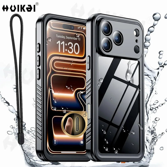 Case For iPhone 17 Pro Max 17 Air 16 Pro Max 15 14 Waterproof Drop Proof IP68 Full Body Protection Heavy Duty Protective Covers