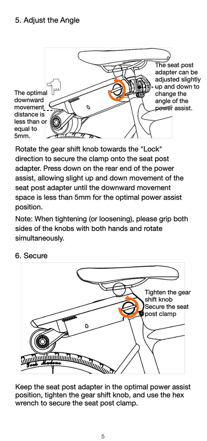 Electric Bike Conversion Kit 31 Miles Range Pedal Assist for Road Bike 18V10AH Chargeable Battery 15.5Mph Tool-Free Installatio