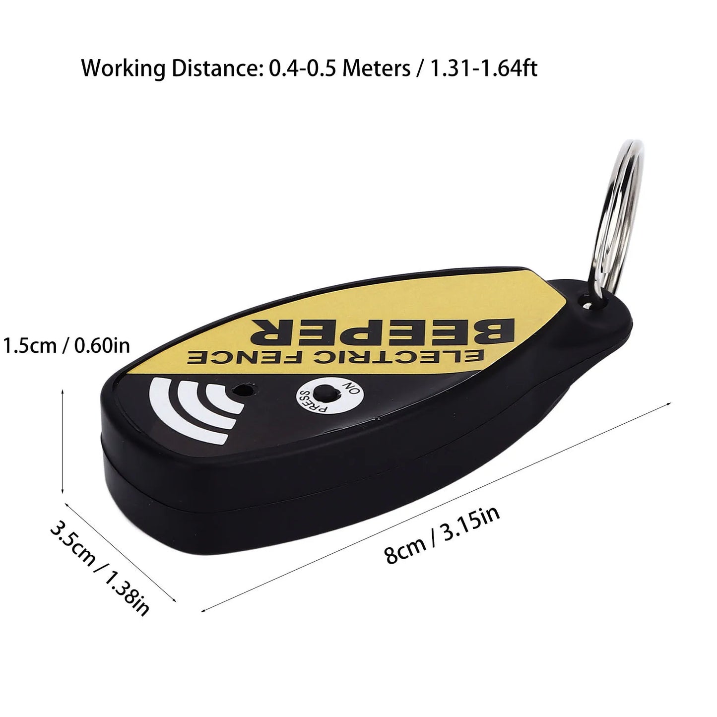 Electric Fence Beeper ABS Fence Voltage Tester for Farms Home Gardens Sheep Pets Horses