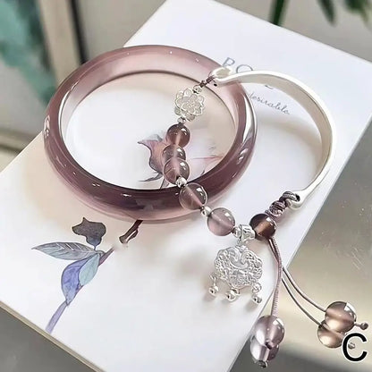 Chinese Ancient Hand Bracelet Butterfly Versatile Couple Bracelet Natural High-grade Exquisite Popular Fashion Jewelry Gifts